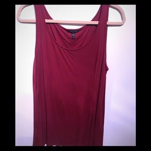 Eileen Fisher dressy tank top red
